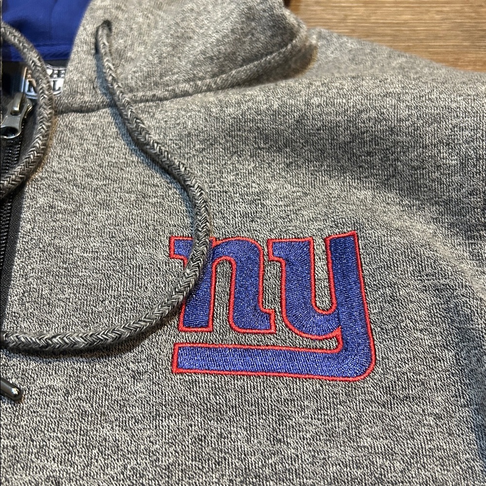 NFL New York Giants Team Apparel Full Zip Hoodie Jacket Men’s Small - Picture 4 of 7